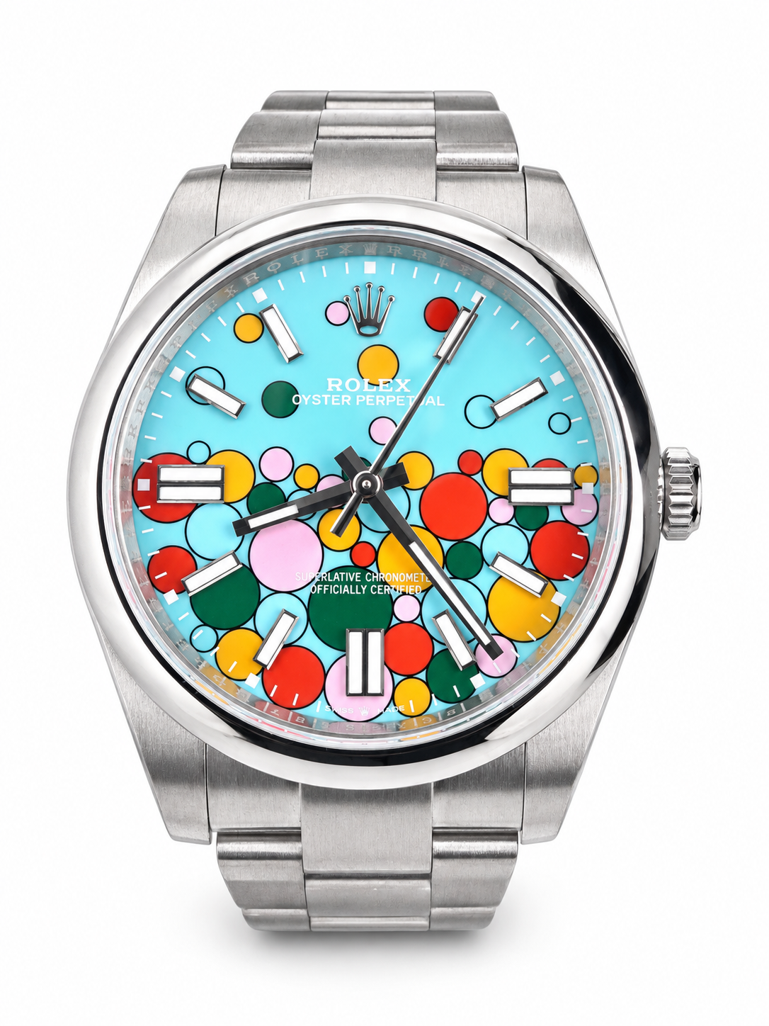 steel oyster perpetual 41 ‘celebration dial’